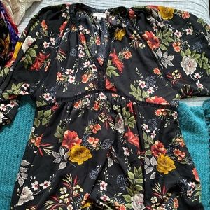Floral swing dress